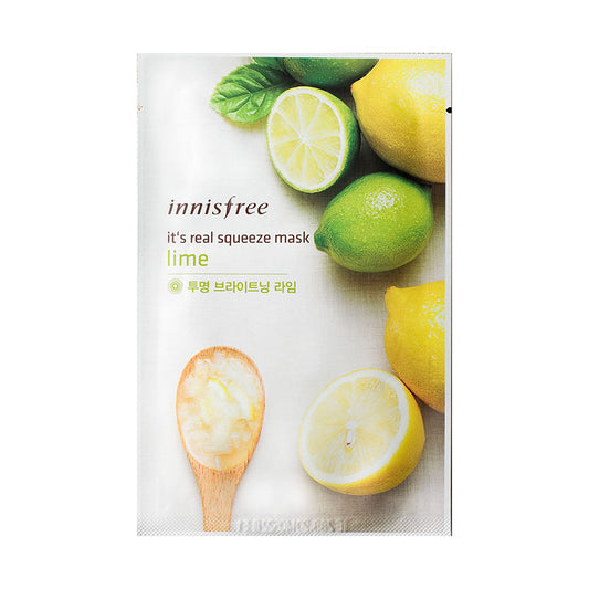 innisfree It's Real Squeeze Mask - Lime 1 Sheet