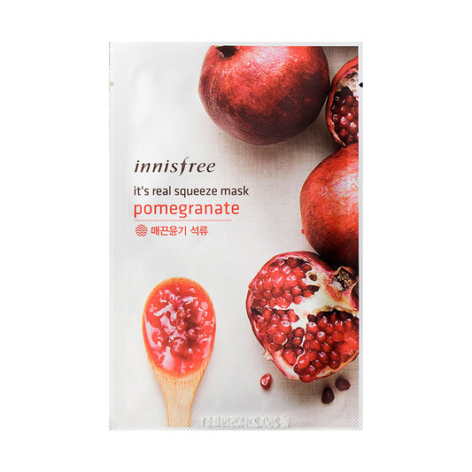 innisfree It's Real Squeeze Mask - Pomegranate 1 Sheet