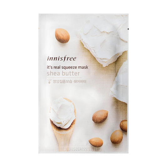 innisfree It's Real Squeeze Mask - Shea Butter 1 Sheet