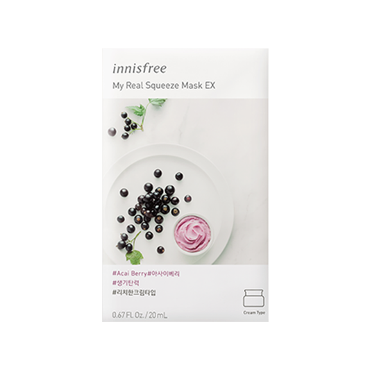 innisfree My Real Squeeze Mask EX - Acai Berry