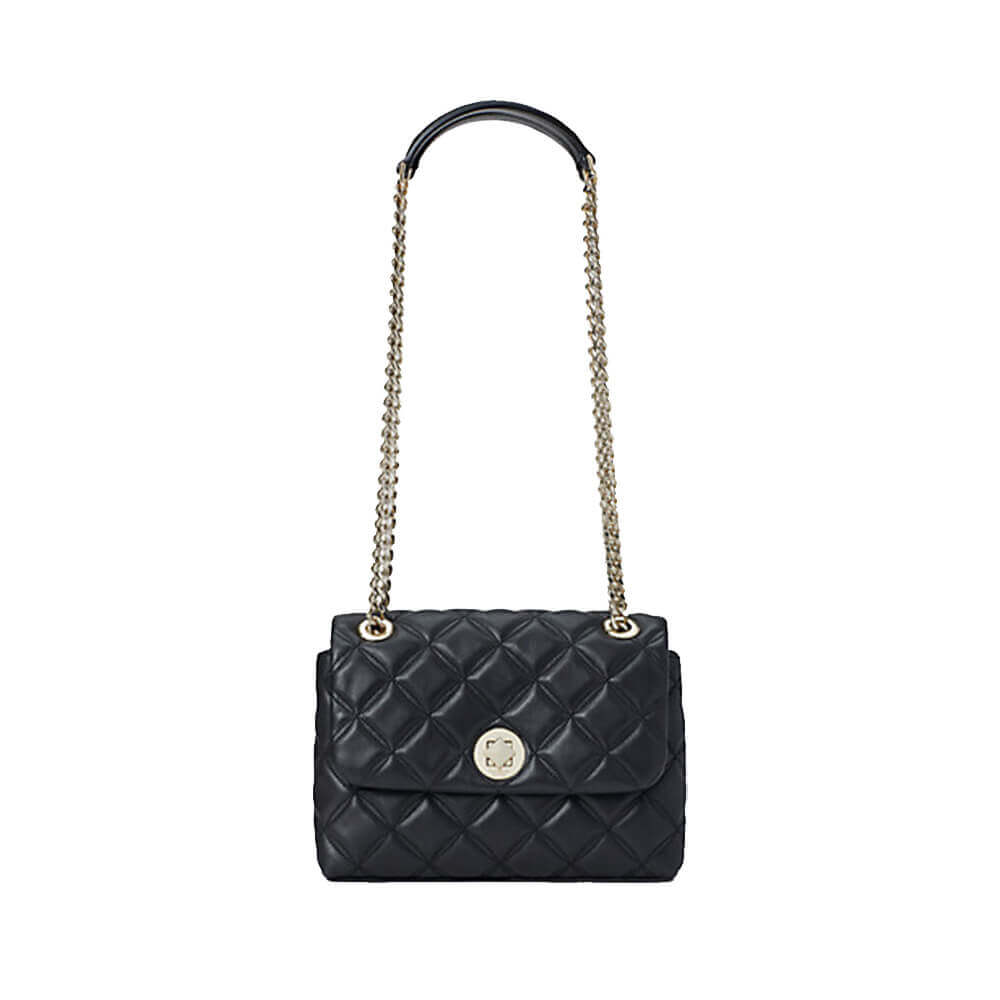 Kate Spade Natalia Small Flap Crossbody - Black - Shopaholic