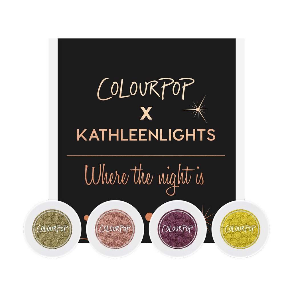 Colour Pop Kathleen Lights Eyeshadow Foursome - Where The Night Is - Shopaholic