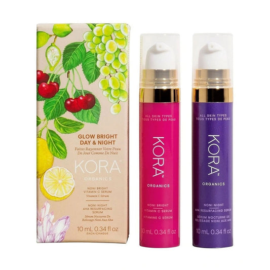KORA Organics Glow Bright Day to Night Pack - 10ml