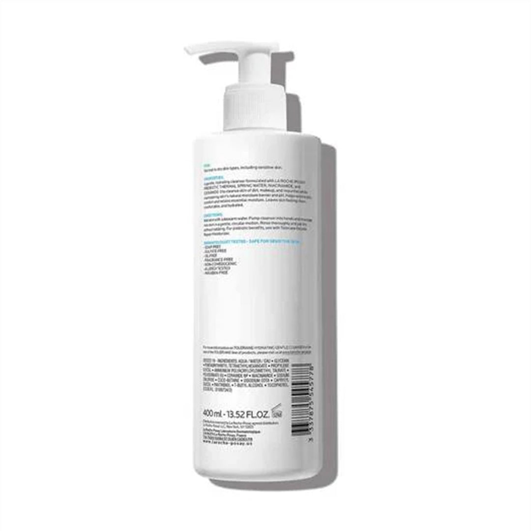 LA Roche Posay Toleriane Hydrating Gentle Facial Cleanser - 400ml - Shopaholic