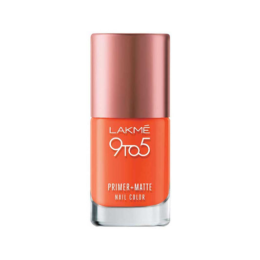 LAKME 9 to 5 Primer and Matte Nail Color - Coral