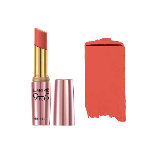 LAKME 9 to 5 Primer with Matte Lip Color - Coral Date