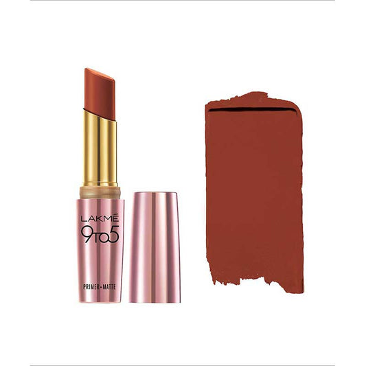 LAKME 9 to 5 Primer with Matte Lip Color - Red Rust