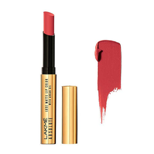 LAKME Absolute Luxe Matte Lip Color with Argan Oil - Crimson Lush