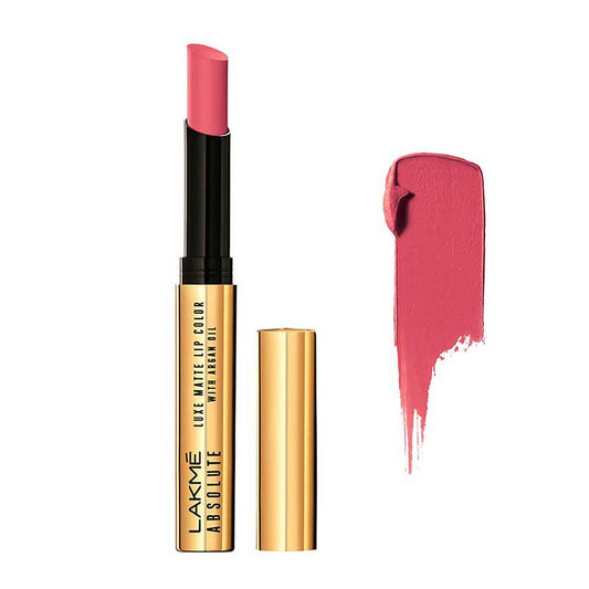 LAKME Absolute Luxe Matte Lip Color with Argan Oil - Dewy Spring