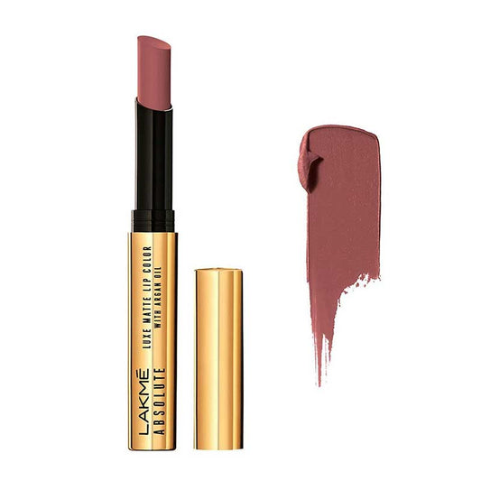 LAKME Absolute Luxe Matte Lip Color with Argan Oil - Rich Cocoa
