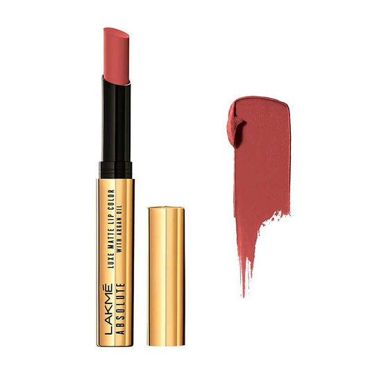 LAKME Absolute Luxe Matte Lip Color with Argan Oil - Royal Flame