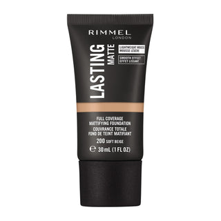 Rimmel London Lasting Finish Matte Foundation - 200 Soft Beige