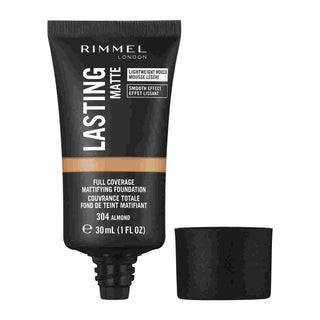 Rimmel London Lasting Matte Foundation - 304 Almond