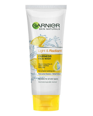 Garnier Skin Naturals Light & Radiant Fairness Face Wash 100ml