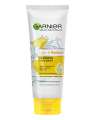 Garnier Skin Naturals Light & Radiant Fairness Face Wash 100ml
