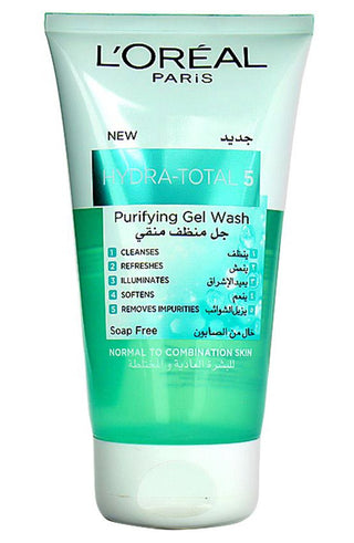 Loréal Paris  Hydra Total 5 Purifying Gel Facewash 150ml