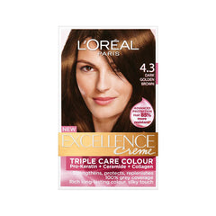 Loréal Paris  Excellence Creme - 4.3 Dark Golden Brown