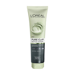 Loréal Paris  Pure Clay Charcoal Detoxifying Face Wash - Black 150ml