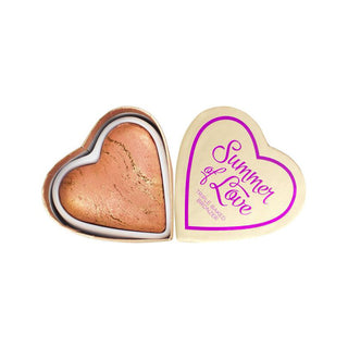 Makeup Revolution Blushing Hearts - Love Hot Summer Bronzer