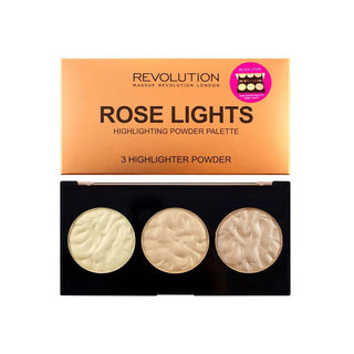 Makeup Revolution Highlighter Palette - Rose Lights