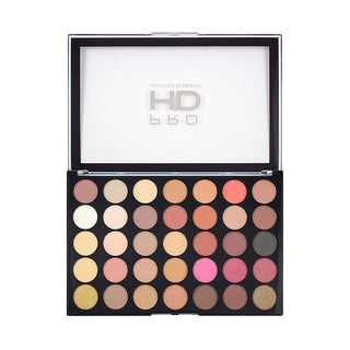 Makeup Revolution Pro HD Eyeshadow Palette Matte Amplified 35 - Socialite