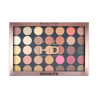 Makeup Revolution Pro HD Eyeshadow Palette Matte Amplified 35 - Socialite