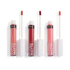 Makeup Revolution Relove Supermatte Liquid Lip Set Kiss