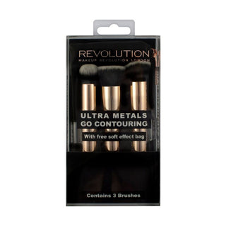 Makeup Revolution Ultra Metals Go Contouring Brush Set