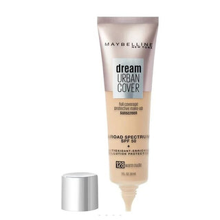 Maybelline New York Dream Urban Cover Flawless Coverage Foundation Makeup SPF 50 - Warm Nude