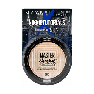 Maybelline New York FaceStudio Metallic Highlighter - Nikkie Tutorials Master Chrome