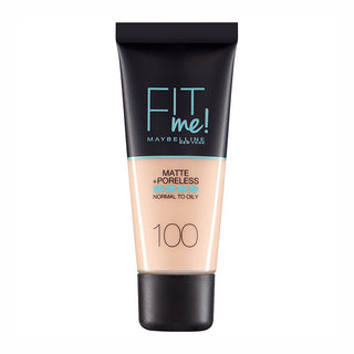 Maybelline New York Fit Me Matte + Poreless Foundation - 100 Warm Ivory