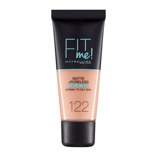 Maybelline New York Fit Me Matte + Poreless Foundation - 122 Creamy Beige