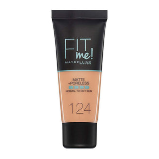 Maybelline New York Fit Me Matte + Poreless Foundation - 124 Soft Sand