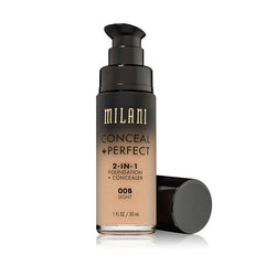 Milani Conceal + Perfect 2-in-1 Foundation + Concealer - Light
