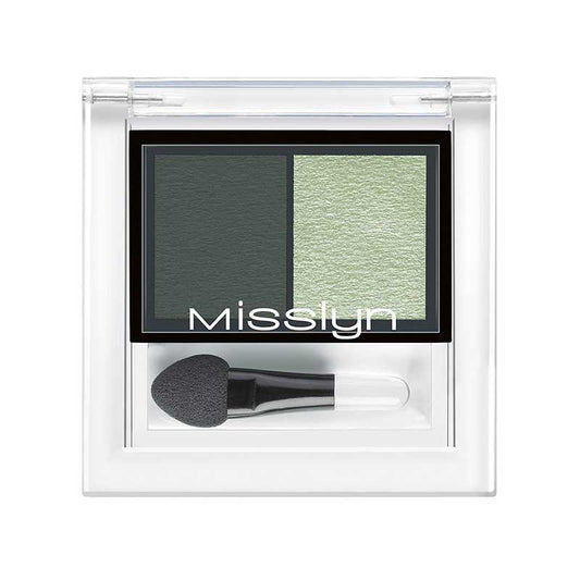 Misslyn High Shine Duo Eyeshadow - 214 Golden Mint