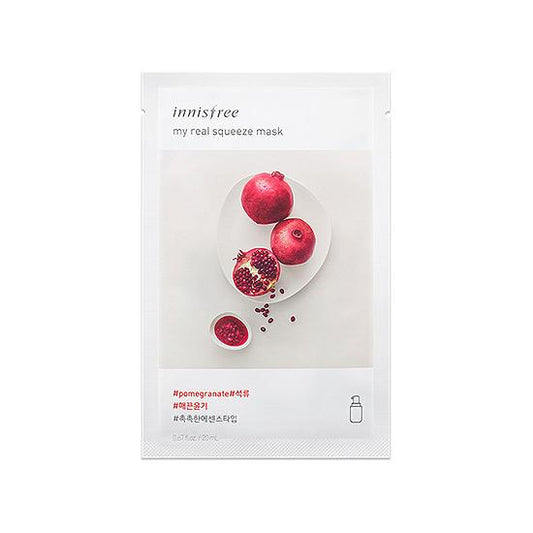 innisfree  My Real Squeeze Mask - Pomegranate NEW