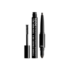 NYX 3-in-1 Brow Pencil - 10 Black