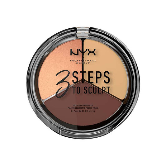 NYX 3 Steps to Sculpt Face Sculpting Palette - 03 Medium