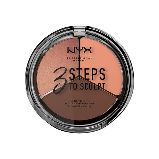 NYX 3 Steps to Sculpt Face Sculpting Palette - 04 Deep