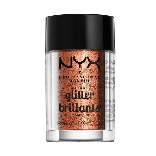 NYX Face & Body Glitter - Copper