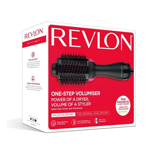 Revlon One-Step Hair Dryer & Volumizer Hot Air Brush - Black - Shopaholic