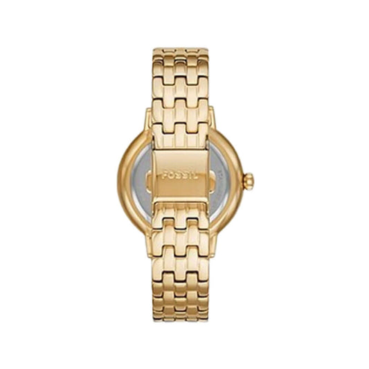 Fossil Reid Three-Hand Gold-Tone Stainless Steel Watch - Shopaholic