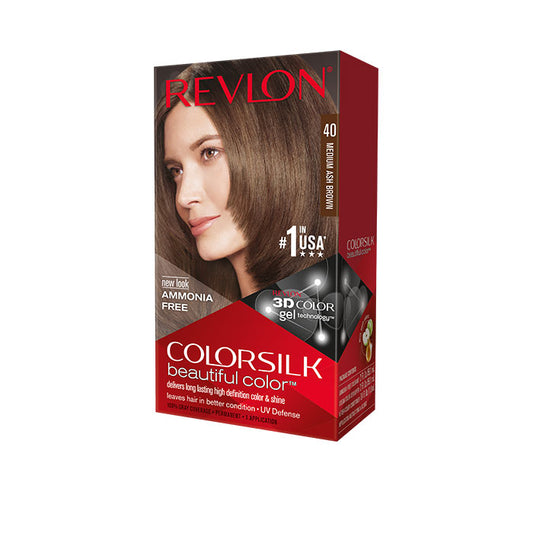 Revlon ColorSilk - 40 Medium Ash Brown 120ml
