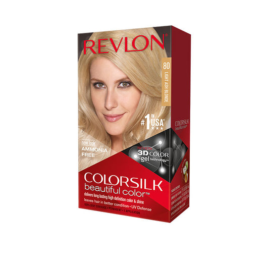 Revlon ColorSilk - 80 Light Ash Blonde 120ml