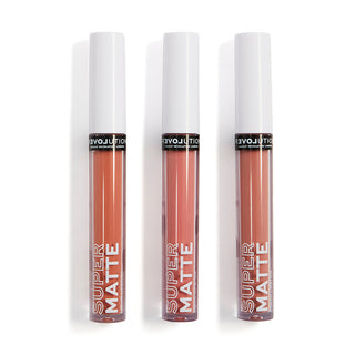 Makeup Revolution Relove Supermatte Liquid Lip Set Blush