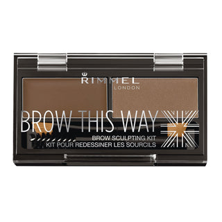 Rimmel London Brow This Way Eyebrow Kit - Mid Brown