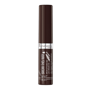 Rimmel London Brow This Way Gel with Argan Oil - Dark Brown