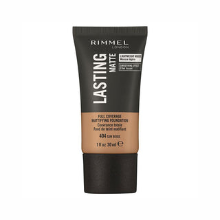 Rimmel London Lasting Finish Matte Foundation - 404 Sun Beige