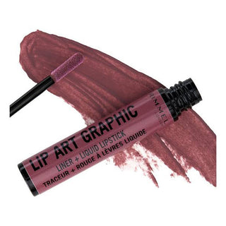 Rimmel London Lip Art Graphic Liquid Lipstick - Vandal