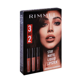 Rimmel London Stay Matte Liquid Lipstick 3 for 2 Promo Pack